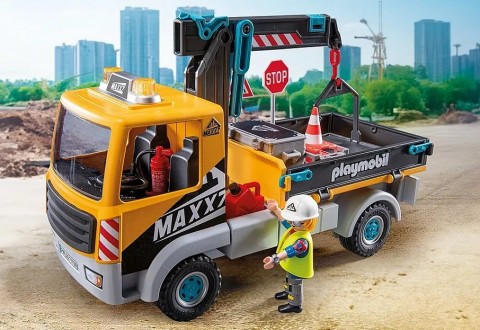 Zestaw z figurkami Action Heroes 71750 Ciężarówka budowlana z dźwigiemIVET.PL - Modna odzież