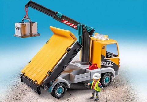 Zestaw z figurkami Action Heroes 71750 Ciężarówka budowlana z dźwigiemIVET.PL - Modna odzież