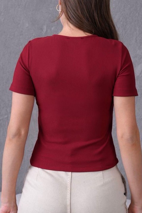 Top DIZELMA RED, Kolor : czerwony, IVET.PL - Modna odzież