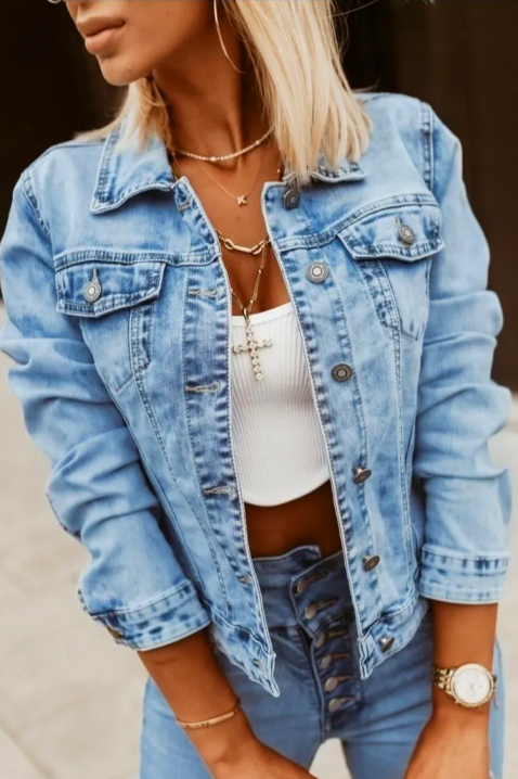 Kurtka jeasnowa DENIMALA, Kolor : denim, IVET.PL - Modna odzież