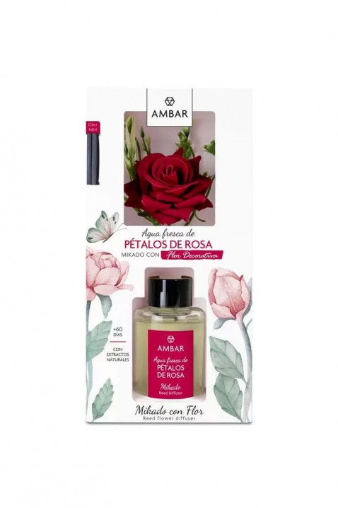 Kadzidełka kwiatowe AMBAR ROSA 75 ml, Kolor : czerwony, IVET.PL - Modna odzież