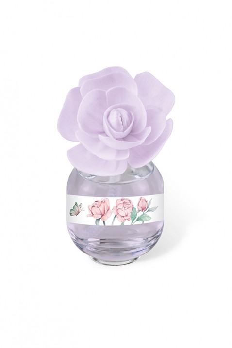 Dyfuzor z kwiatem SOLMY ROSA 60 ml, Kolor : fioletowy, IVET.PL - Modna odzież