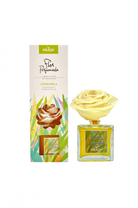 Dyfuzor z kwiatem FLOSY CITRONELA 90 ml, Kolor : żółty, IVET.PL - Modna odzież