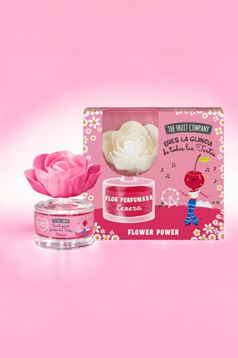 Dyfuzor z kwiatem GOLDY CHERRIES 50 ml, Kolor : różowy, IVET.PL - Modna odzież
