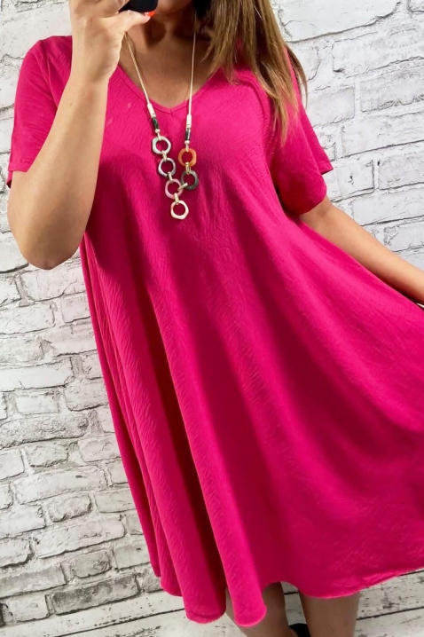 Sukienka VOLALA FUCHSIA, Kolor : fuksja, IVET.PL - Modna odzież
