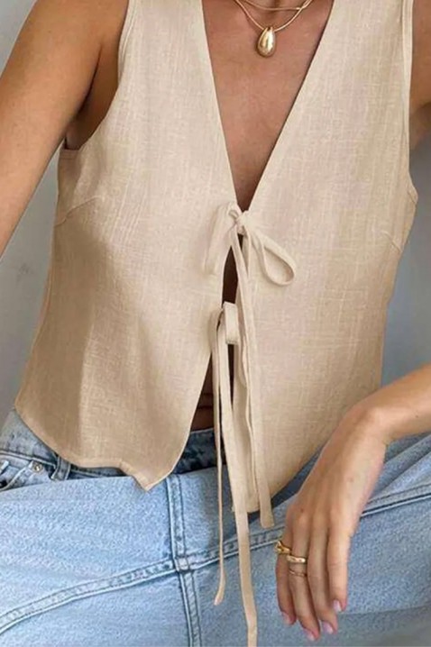 Top BADIE BEIGE, Kolor :  beżowy, IVET.PL - Modna odzież