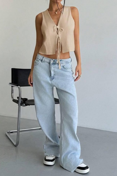 Top BADIE BEIGE, Kolor :  beżowy, IVET.PL - Modna odzież