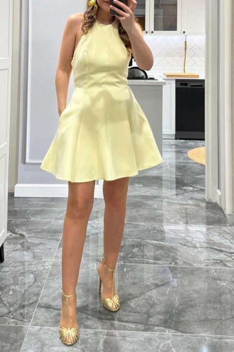 Sukienka PLUSORZA YELLOW, Kolor : żółty, IVET.PL - Modna odzież