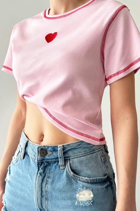 Koszulka AMOREZA PINK, Kolor : różowy, IVET.PL - Modna odzież