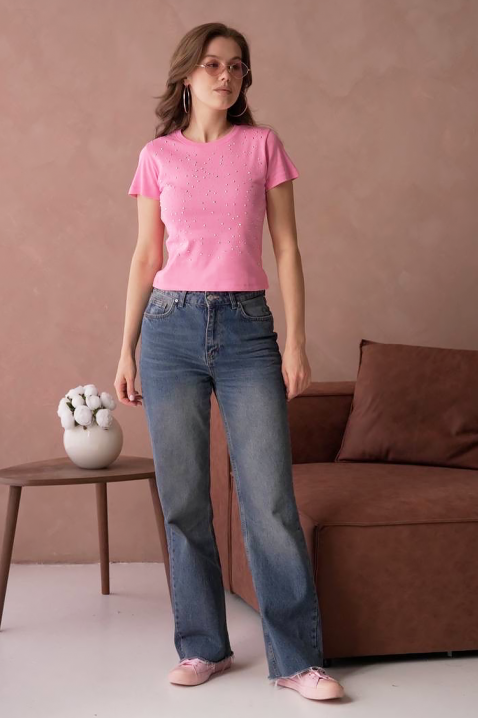 Koszulka RAVIKA PINK, Kolor : różowy, IVET.PL - Modna odzież