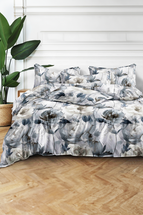 Komplet pościeli SILBORA 180x200 cm bawełna - 4 elementy, Kolor : wielokolorowy, IVET.PL - Modna odzież