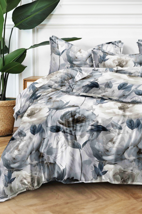 Komplet pościeli SILBORA 180x200 cm bawełna - 4 elementy, Kolor : wielokolorowy, IVET.PL - Modna odzież