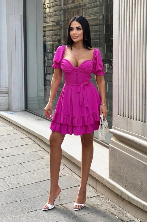 Sukienka KEYVERZA PURPLE, Kolor : fioletowy, IVET.PL - Modna odzież