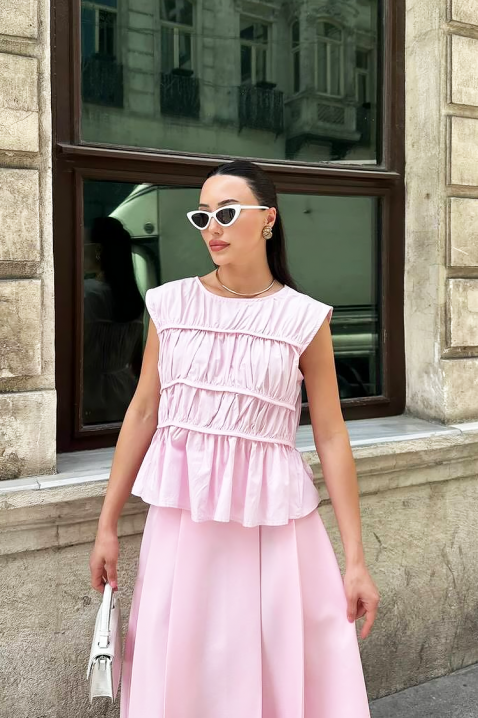 Top LORERSA PINK, Kolor : różowy, IVET.PL - Modna odzież