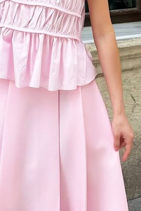 Spódnica XERVINZA PINK, Kolor : różowy, IVET.PL - Modna odzież