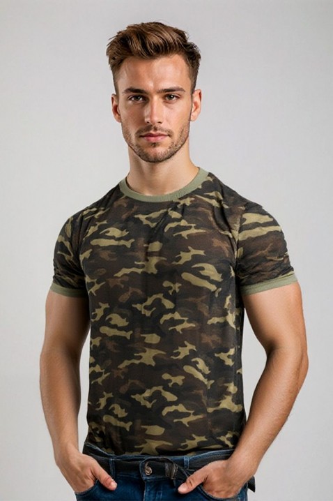 Koszulka ROLVO, Kolor : khaki, IVET.PL - Modna odzież