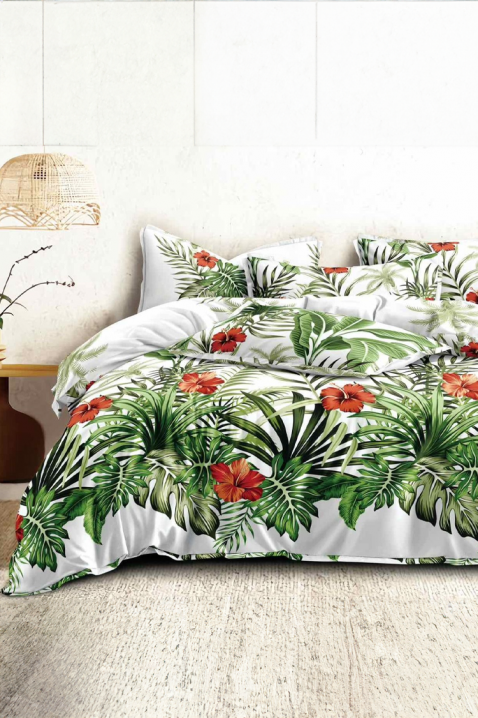 Komplet pościeli SRONEXA 200x220 cm bawełna - 4 elemnety, Kolor : wielokolorowy, IVET.PL - Modna odzież