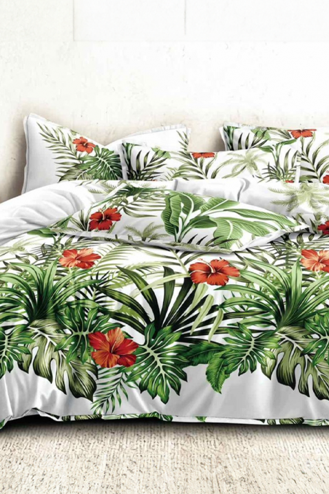 Komplet pościeli SRONEXA 200x220 cm bawełna - 4 elemnety, Kolor : wielokolorowy, IVET.PL - Modna odzież
