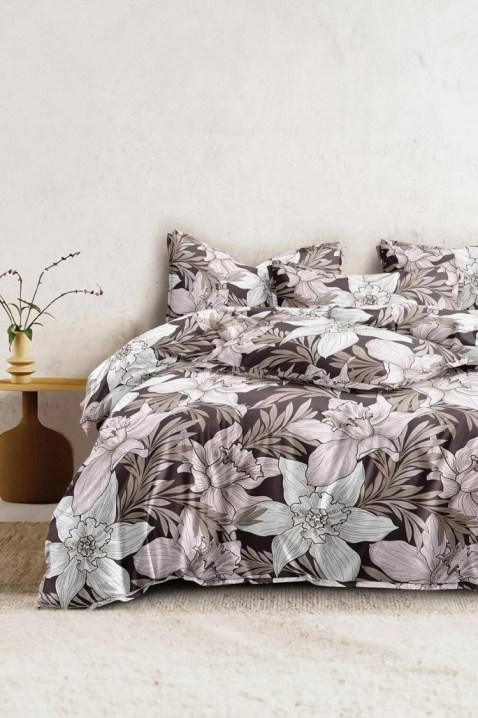 Komplet pościeli ELMORFIA 200x220 cm bawełna - 4 elementy, Kolor : wielokolorowy, IVET.PL - Modna odzież