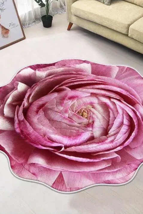Mata łazienkowa UMELJA 80x80 cm, Kolor : różowy, IVET.PL - Modna odzież