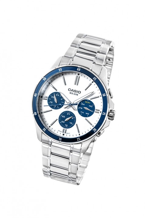 Zegarek męski CASIO MTP-1374D-7A2VDF, Kolor : srebrny, IVET.PL - Modna odzież