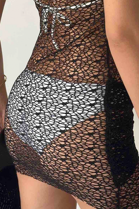 Pareo SUNRESA BLACK, Kolor : czarny, IVET.PL - Modna odzież