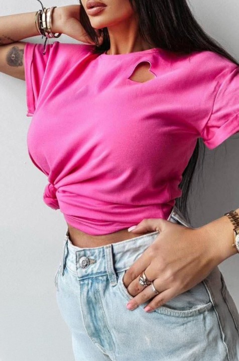 Koszulka ENZIRVA PINK, Kolor : różowy, IVET.PL - Modna odzież