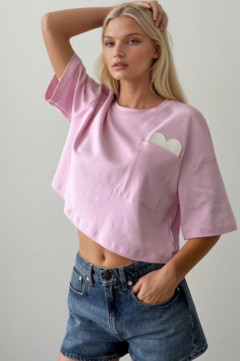 Koszulka GRIZOLZA PINK, Kolor : różowy, IVET.PL - Modna odzież