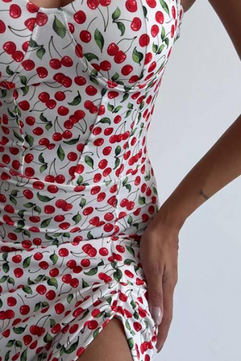 Sukienka HERBANA RED, Kolor : czerwony, IVET.PL - Modna odzież