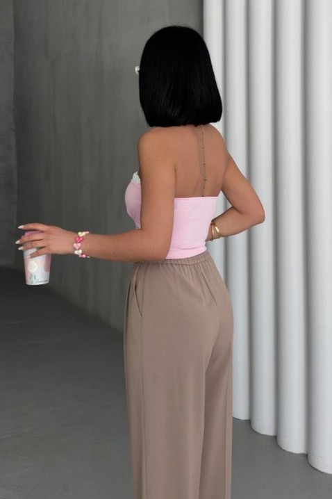 Top HERVILZA PINK, Kolor : różowy, IVET.PL - Modna odzież