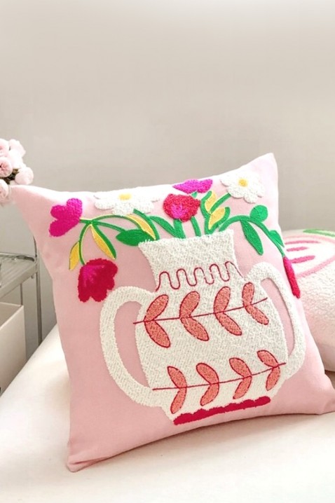 Poszewka na poduszkę GRIOGENA 40х40 cm, Kolor : różowy, IVET.PL - Modna odzież