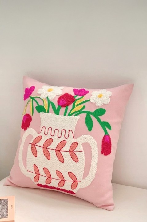 Poszewka na poduszkę GRIOGENA 40х40 cm, Kolor : różowy, IVET.PL - Modna odzież