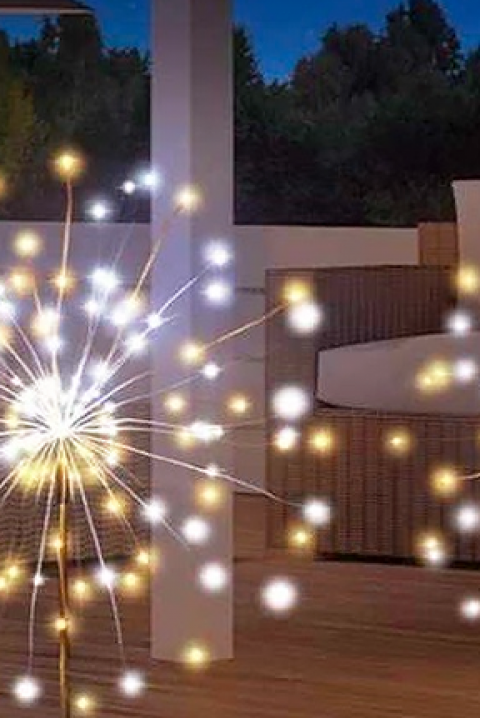 Lampa solarna ERMILO, Kolor : biały, IVET.PL - Modna odzież