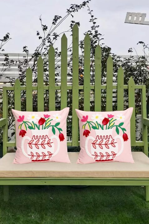 Poszewka na poduszkę GRIOGENA 40х40 cm, Kolor : różowy, IVET.PL - Modna odzież
