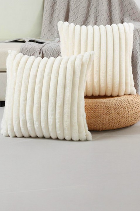 Poszewka na poduszkę VERTISEA WHITE 40х40 cm, Kolor : biały, IVET.PL - Modna odzież