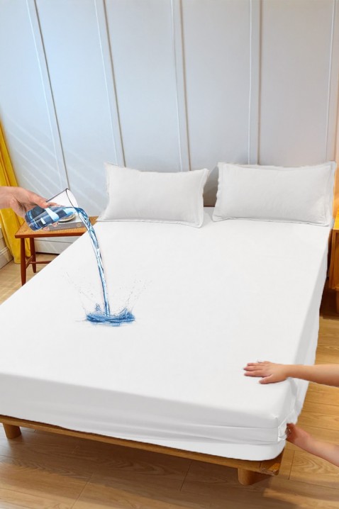 Prześcieradło z gumką MONDELGA BIAŁY 200x220 cm, Kolor : biały, IVET.PL - Modna odzież