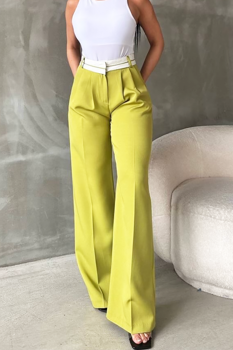 Spodnie ILVERSA YELLOW, Kolor : żółty, IVET.PL - Modna odzież