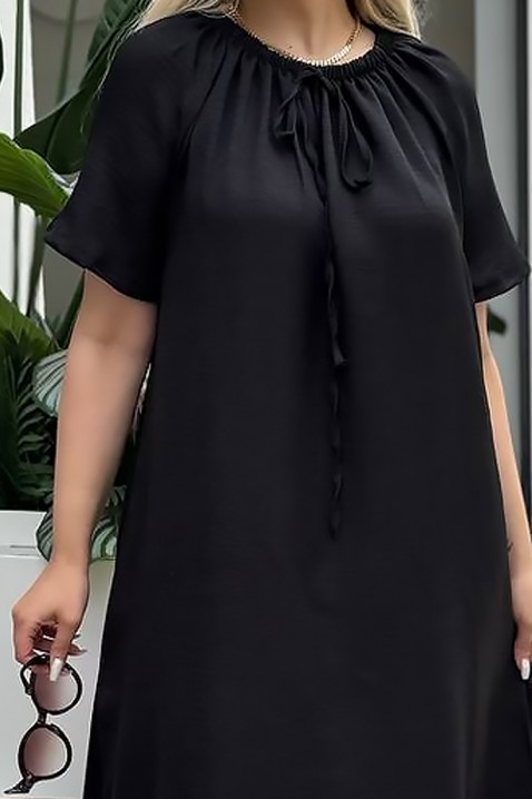 Sukienka ELEGANSA, Kolor : czarny, IVET.PL - Modna odzież