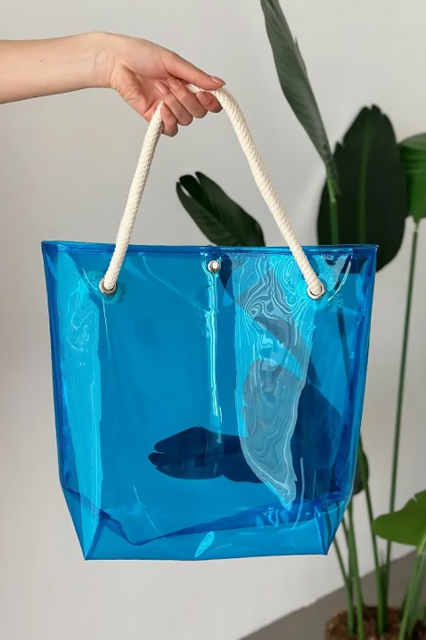 Torba plażowa NEONANA BLUE, Kolor : chabrowy, IVET.PL - Modna odzież