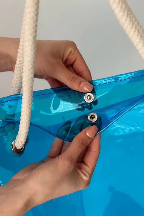 Torba plażowa NEONANA BLUE, Kolor : chabrowy, IVET.PL - Modna odzież
