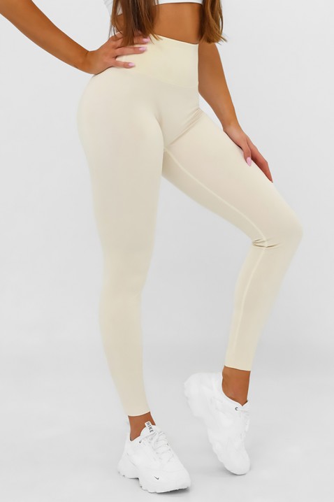 Legginsy HEAVYNA ECRU, Kolor : ecru, IVET.PL - Modna odzież