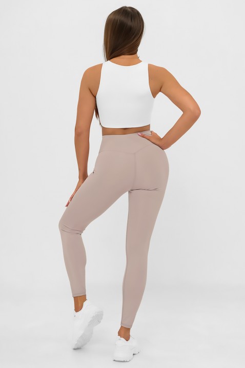 Legginsy HEAVYNA BEIGE, Kolor :  beżowy, IVET.PL - Modna odzież