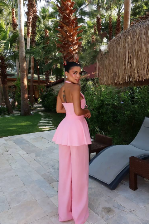 Komplet FARFONA PINK, Kolor : różowy, IVET.PL - Modna odzież