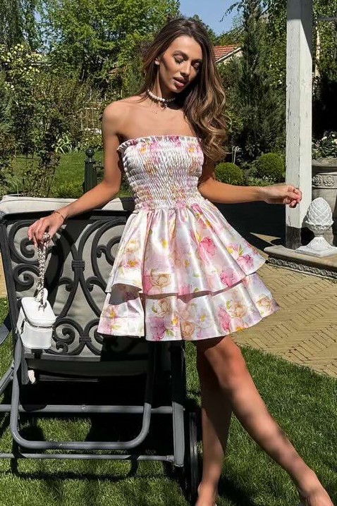 Sukienka ELEGANTINA, Kolor : wielokolorowy, IVET.PL - Modna odzież