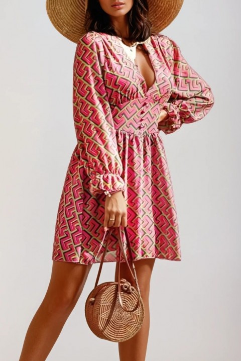 Sukienka AMORSETA PINK, Kolor : różowy, IVET.PL - Modna odzież
