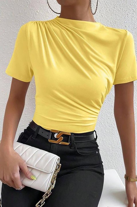 Bluzka PERLIRZA YELLOW, Kolor : żółty, IVET.PL - Modna odzież