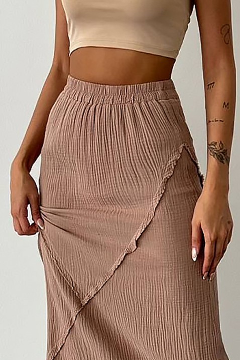 Spódnica KABAWA BEIGE, Kolor :  beżowy, IVET.PL - Modna odzież