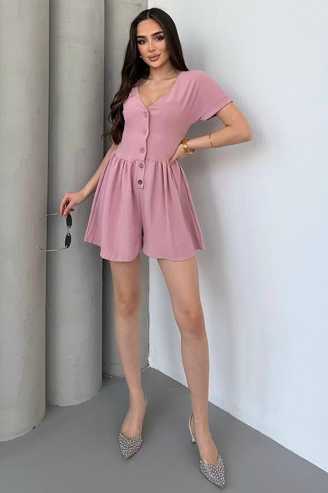 Kombinezon BUTONEZA PINK, Kolor : różowy, IVET.PL - Modna odzież
