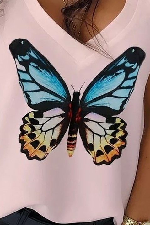 Top BUTTERFLANA PINK, Kolor : różowy, IVET.PL - Modna odzież