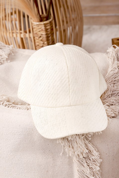 Czapka SHAPINANA WHITE, Kolor : biały, IVET.PL - Modna odzież